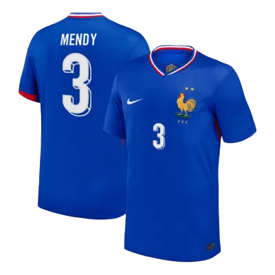 MENDY #3 France Soccer Jersey Home Custom Shirt 2024 - bestsoccerstore