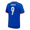 GIROUD #9 France Soccer Jersey Home Custom Shirt 2024 - bestsoccerstore