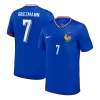 GRIEZMANN #7 France Soccer Jersey Home Custom Shirt 2024 - bestsoccerstore