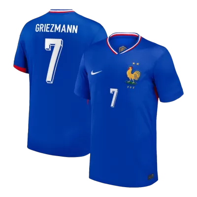 GRIEZMANN #7 France Soccer Jersey Home Custom Shirt 2024 - bestsoccerstore