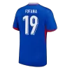 FOFANA #19 France Soccer Jersey Home Custom Shirt 2024 - bestsoccerstore