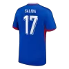 SALIBA #17 France Soccer Jersey Home Custom Shirt 2024 - bestsoccerstore
