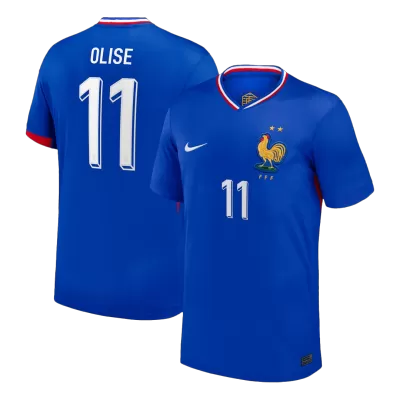 OLISE #11 France Soccer Jersey Home Custom Shirt 2024 - bestsoccerstore