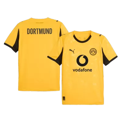 Borussia Dortmund Soccer Jersey Home Custom Shirt 2025/26 - bestsoccerstore