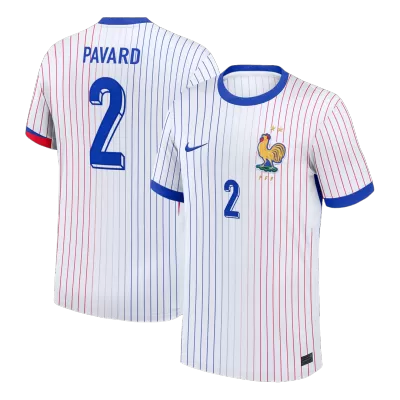 PAVARD #2 France Soccer Jersey Away Custom Shirt 2024 - bestsoccerstore