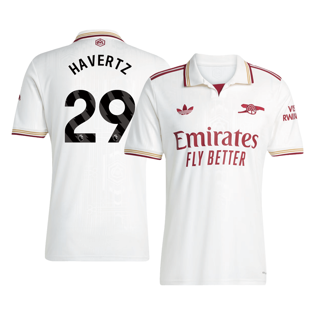 HAVERTZ #29 Arsenal Soccer Jersey Third Away Custom Shirt 2025/26 - bestsoccerstore
