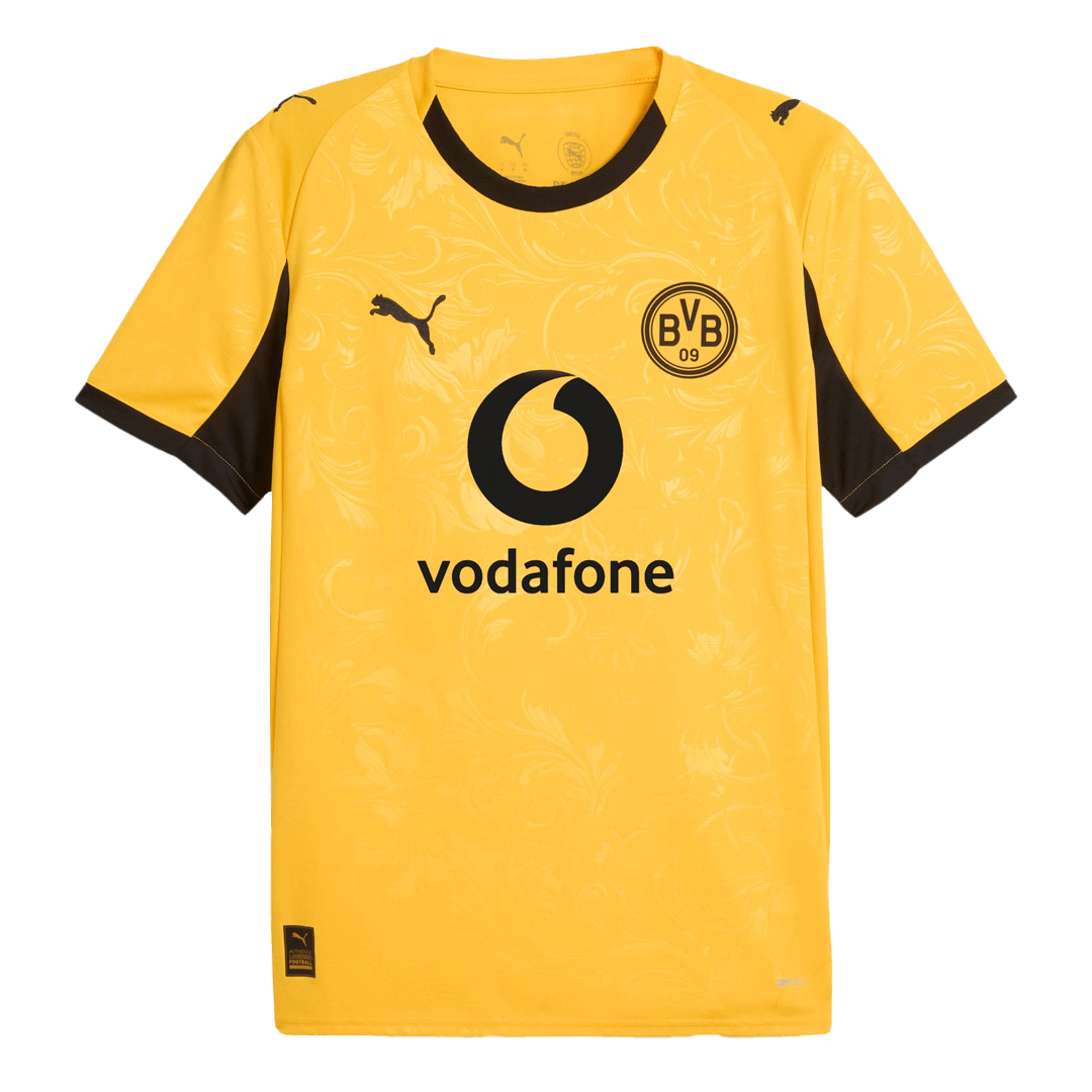 Borussia Dortmund Soccer Jersey Home 2025/26 Custom Shirt - bestsoccerstore
