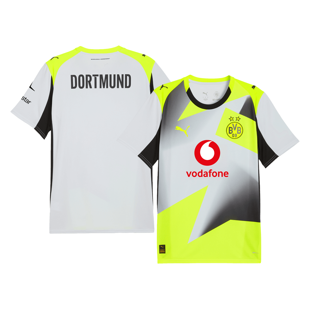 Borussia Dortmund Soccer Jersey Away 2025/26 Custom Shirt - bestsoccerstore