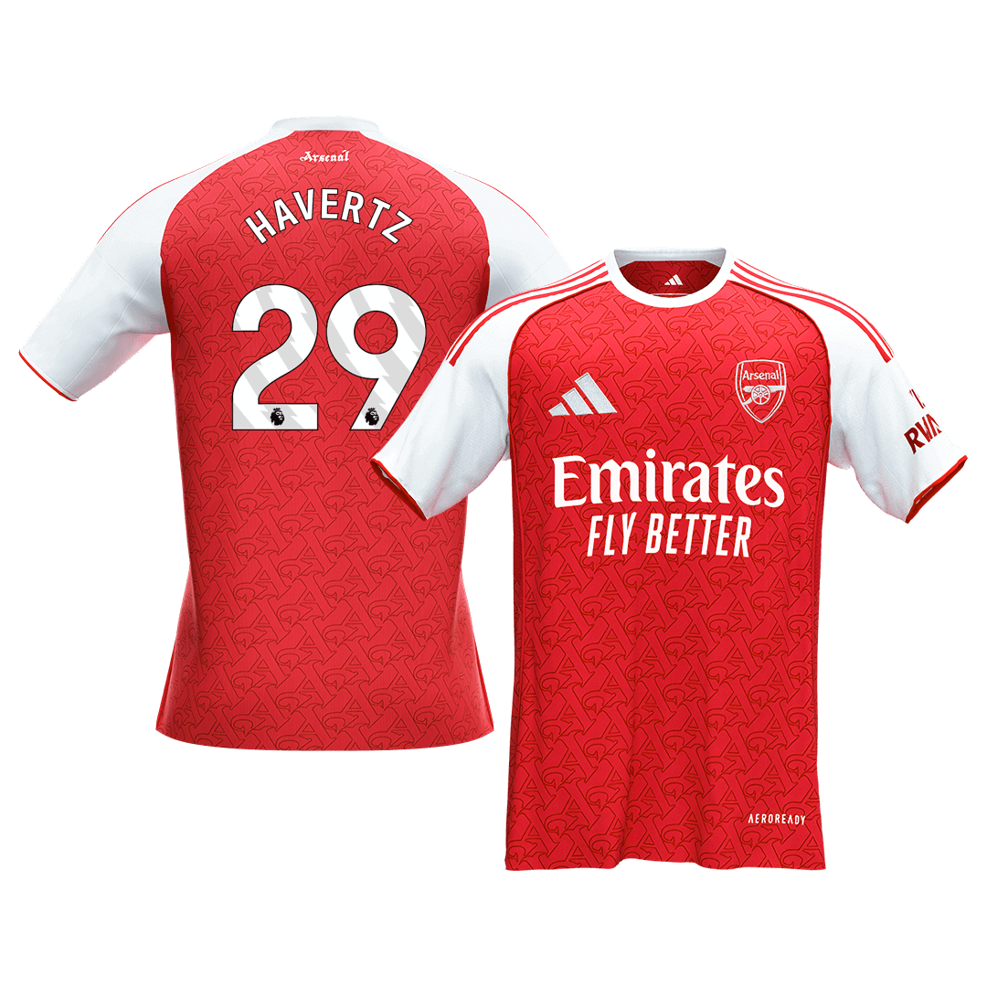 Arsenal Jersey Custom HAVERTZ #29 Soccer Jersey Home 2025/26 - bestsoccerstore