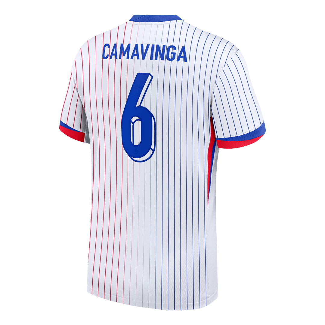 CAMAVINGA #6 France Soccer Jersey Away Custom Shirt