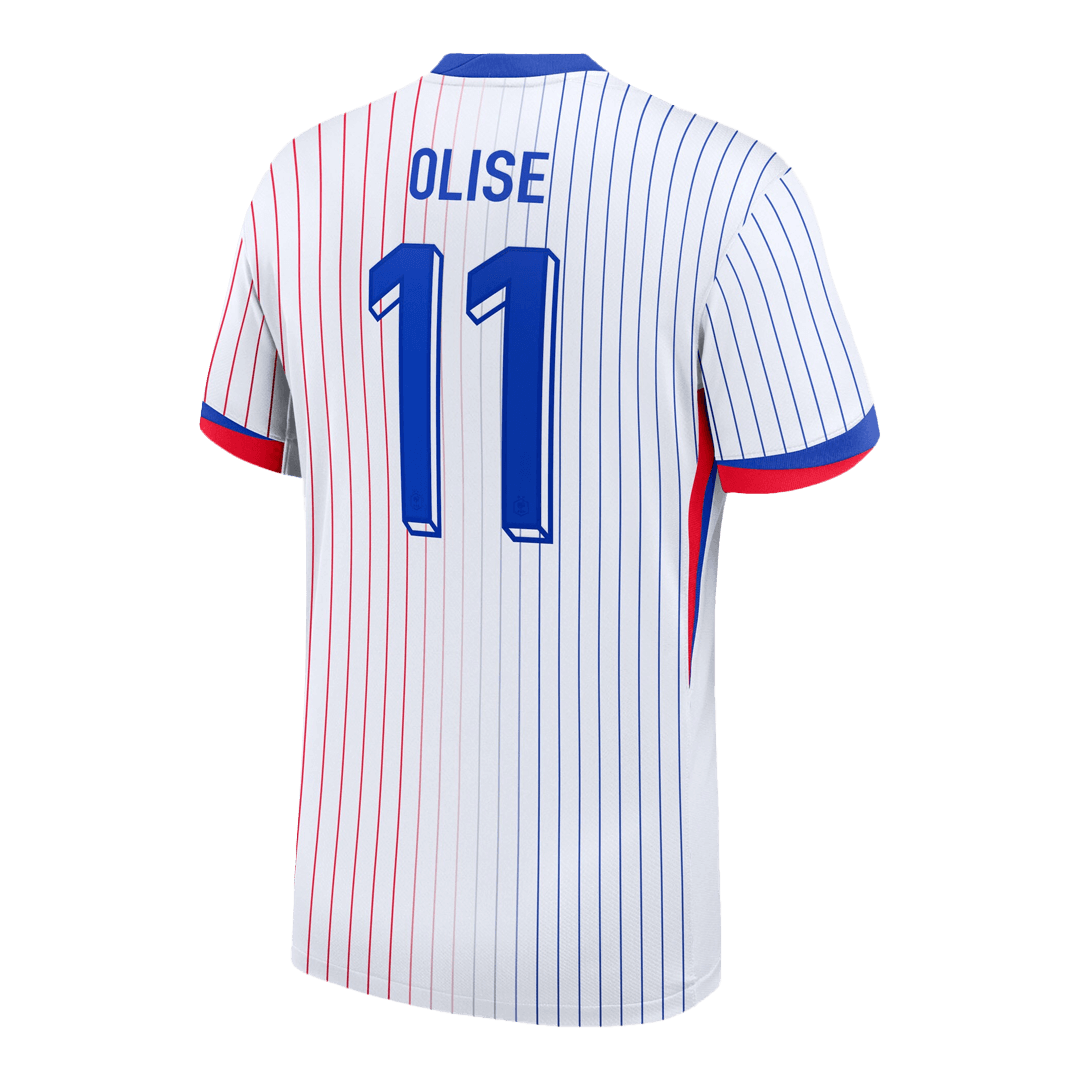 OLISE #11 France Soccer Jersey Away Custom Shirt