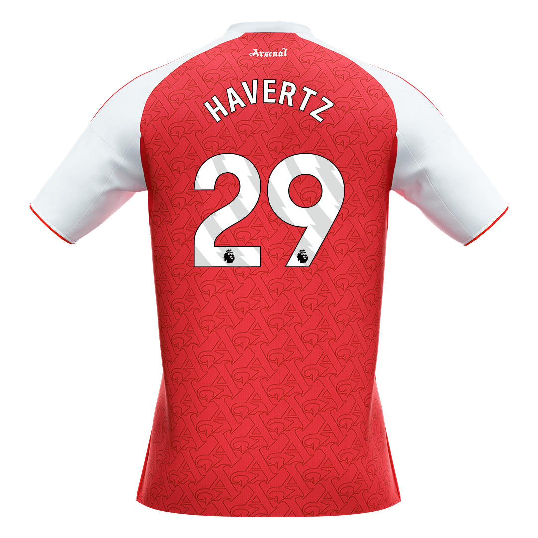 Arsenal Jersey Custom HAVERTZ #29 Soccer Jersey Home 2025/26 - bestsoccerstore