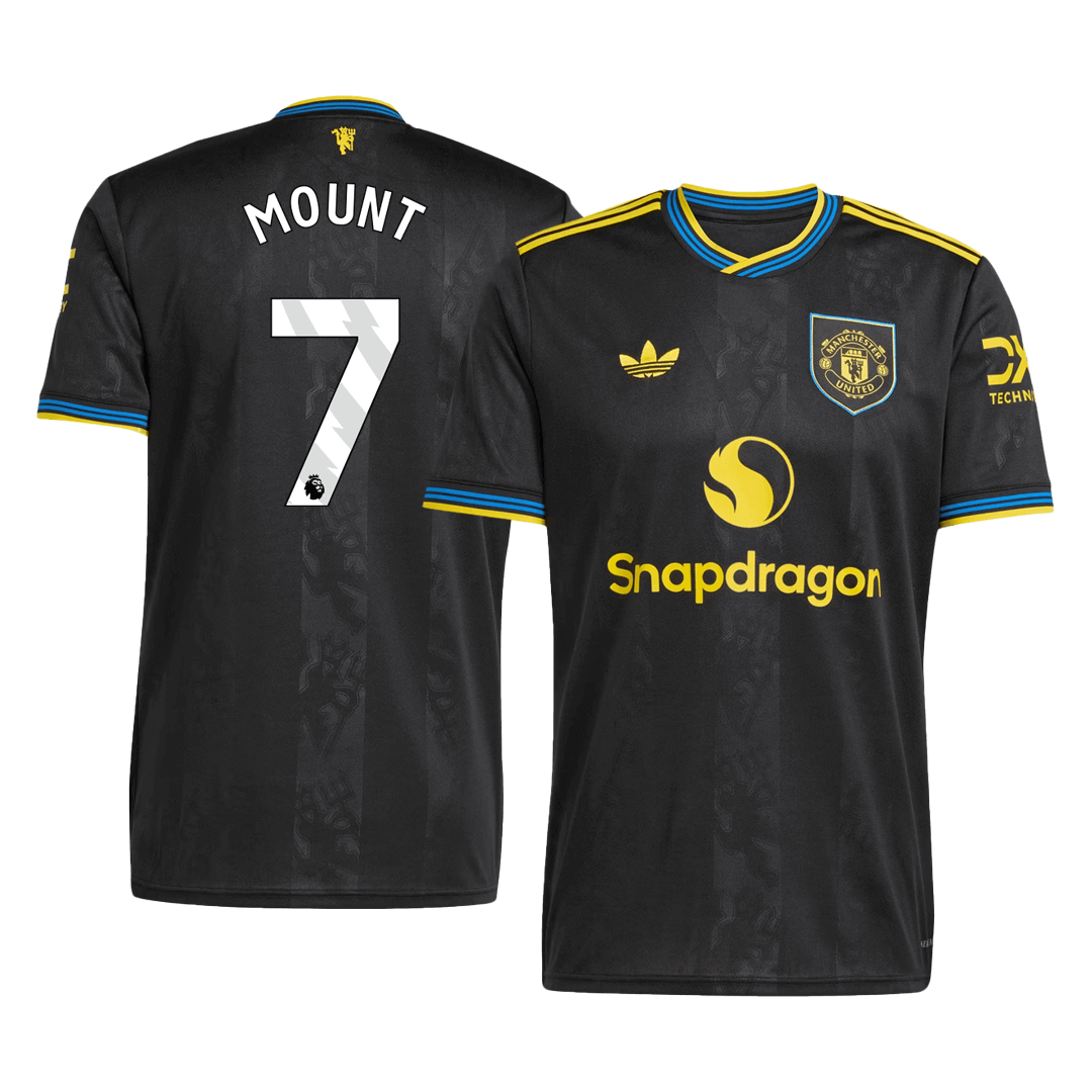 MOUNT #7 Manchester United Soccer Jersey Third Away Custom Shirt 2025/26 - bestsoccerstore