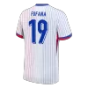 FOFANA #19 France Soccer Jersey Away Custom Shirt 2024 - bestsoccerstore