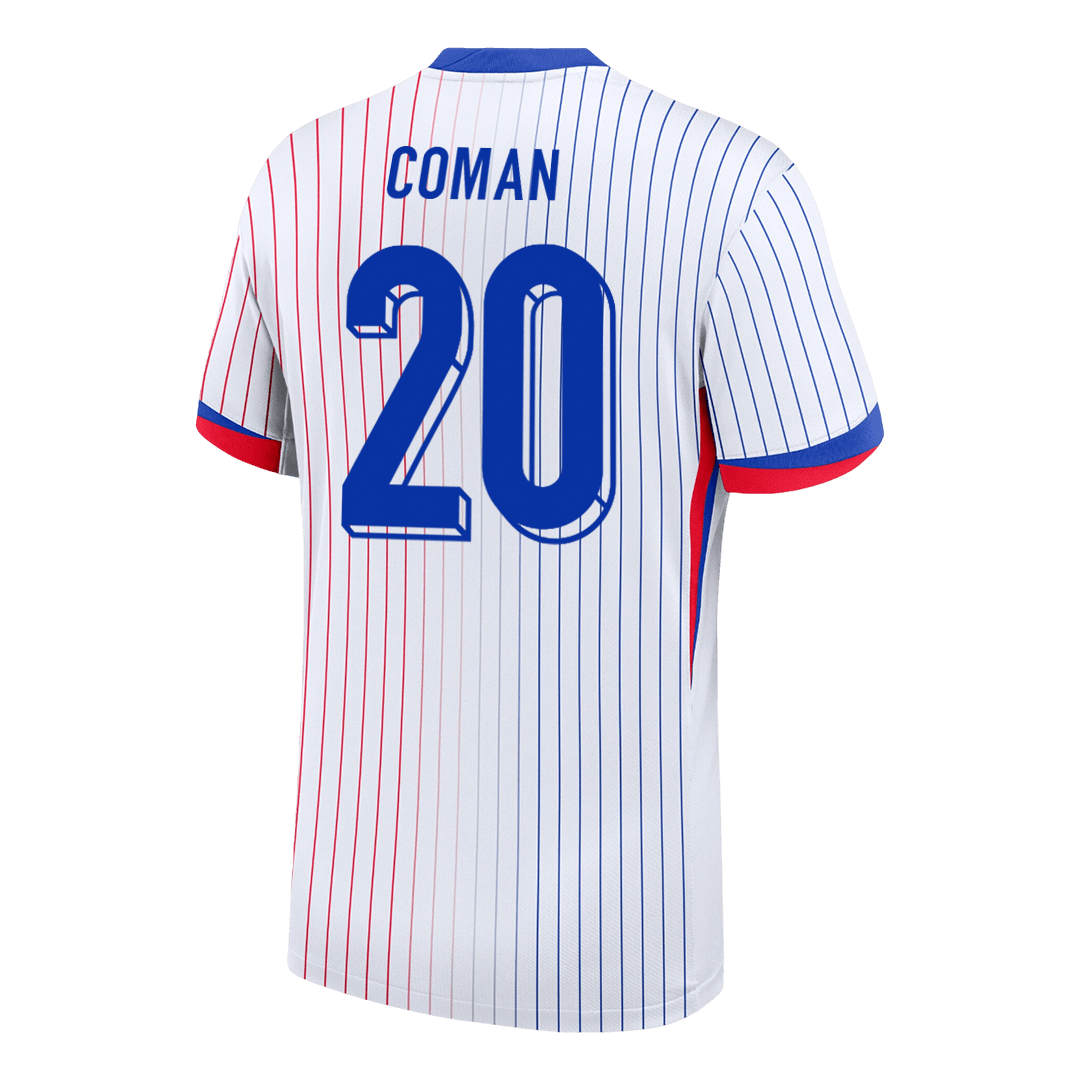 COMAN #20 France Soccer Jersey Away Custom Shirt