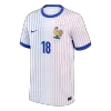 NKUNKU #18 France Soccer Jersey Away Custom Shirt 2024 - bestsoccerstore