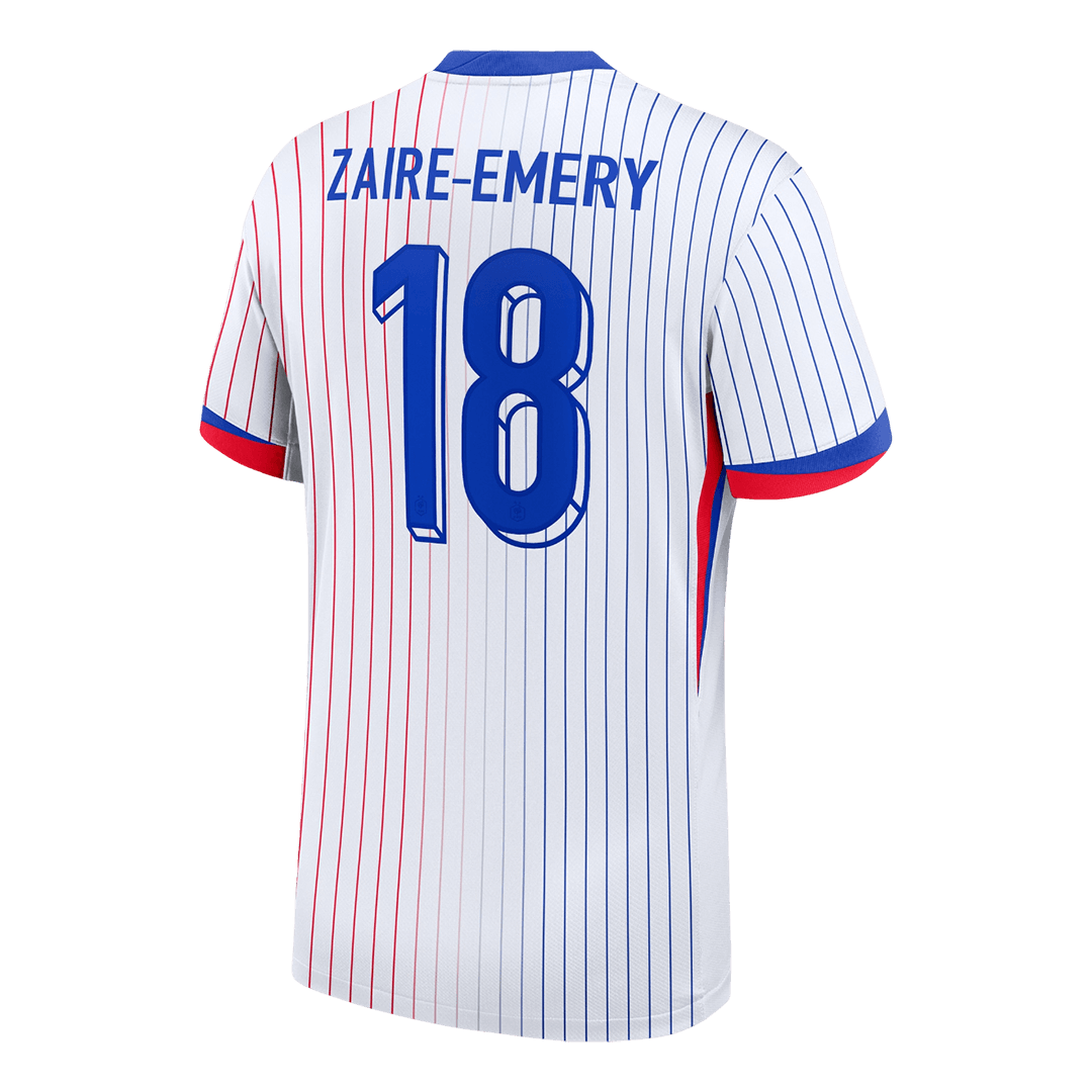 ZAIRE-EMERY #18 France Soccer Jersey Away Custom Shirt - bestsoccerstore