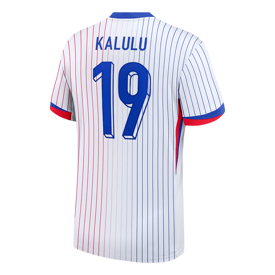KALULU #19 France Soccer Jersey Away Custom Shirt