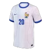 COMAN #20 France Soccer Jersey Away Custom Shirt 2024 - bestsoccerstore