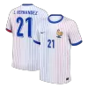 L.HERNANDEZ #21 France Soccer Jersey Away Custom Shirt 2024 - bestsoccerstore