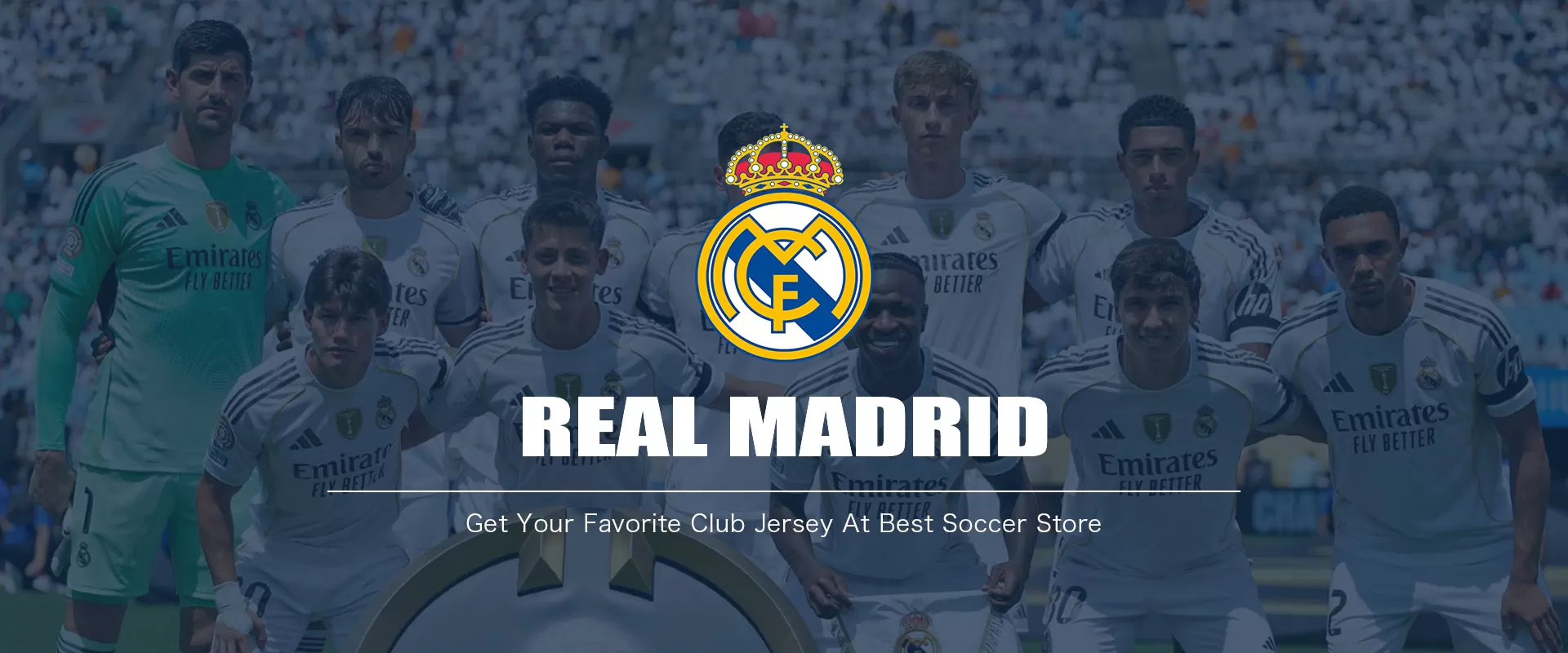Real Madrid jerseys banner - bestsoccerstore