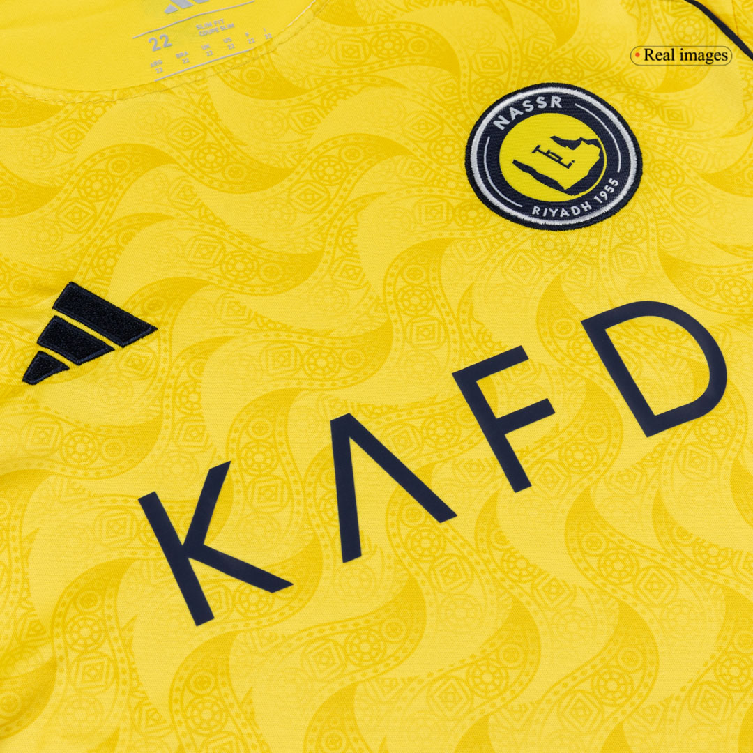 Kids Al Nassr Home Soccer Kits 2025/26 - bestsoccerstore