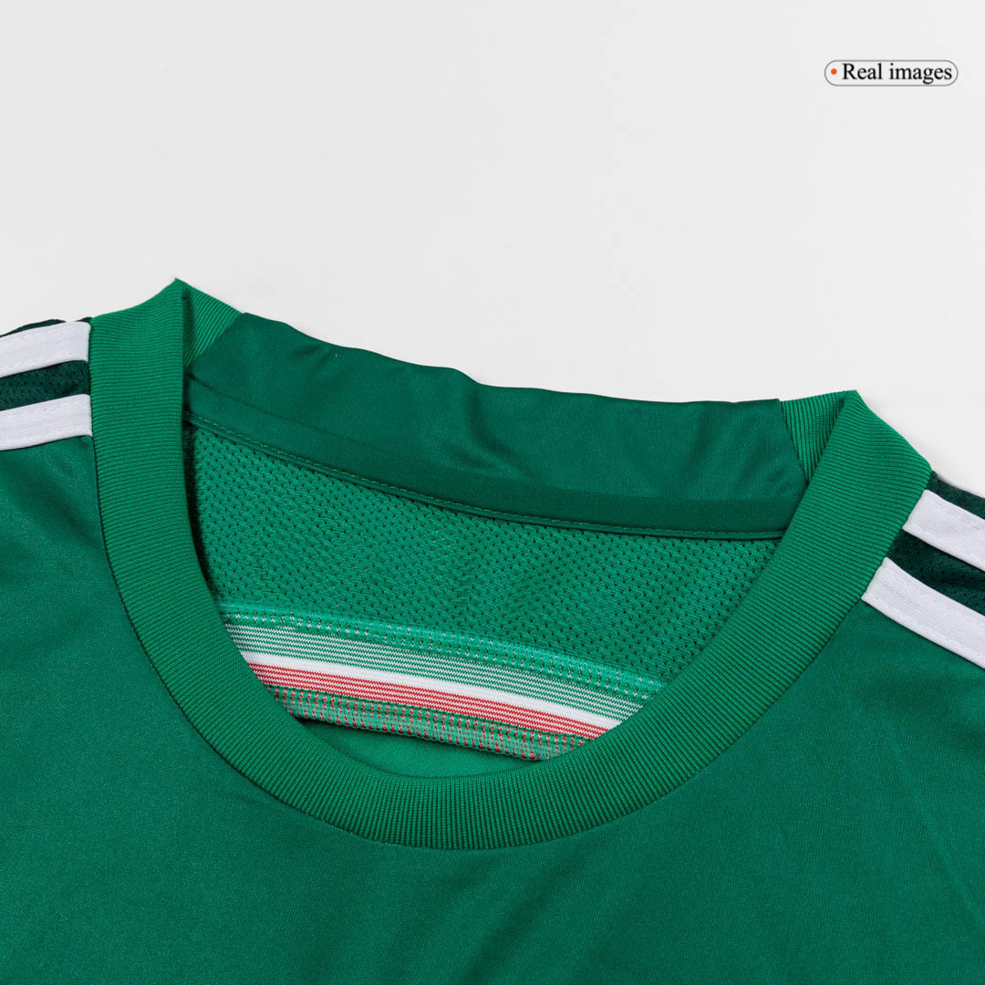 Mexico Retro Jersey Home Long Sleeve Soccer Shirt 2014