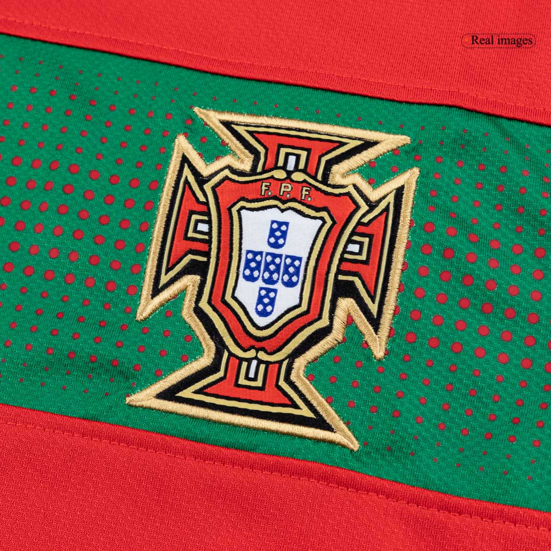 Portugal Retro Jersey Home Long Sleeve Soccer Shirt 2010 - bestsoccerstore