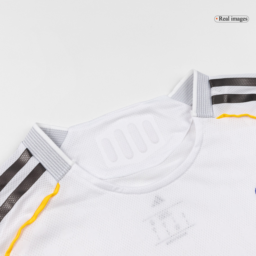 Real Madrid Home Player Version Long Sleeve Soccer Jersey 2025/26 - bestsoccerstore