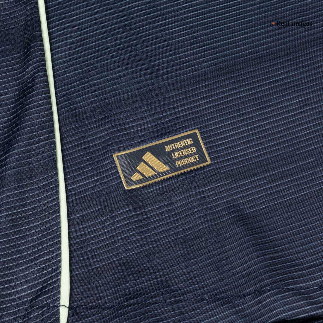 Real Madrid Away Player Version Long Sleeve Soccer Jersey 2025/26 - bestsoccerstore