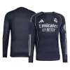 Real Madrid Away Player Version Long Sleeve Soccer Jersey 2025/26 - bestsoccerstore