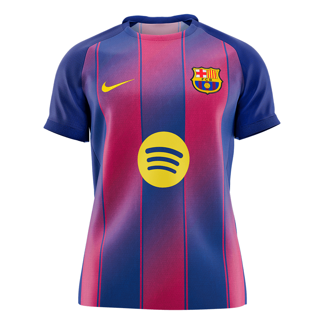 Barcelona Jersey Custom Soccer Jersey Home 2025/26 - Plus Size - bestsoccerstore