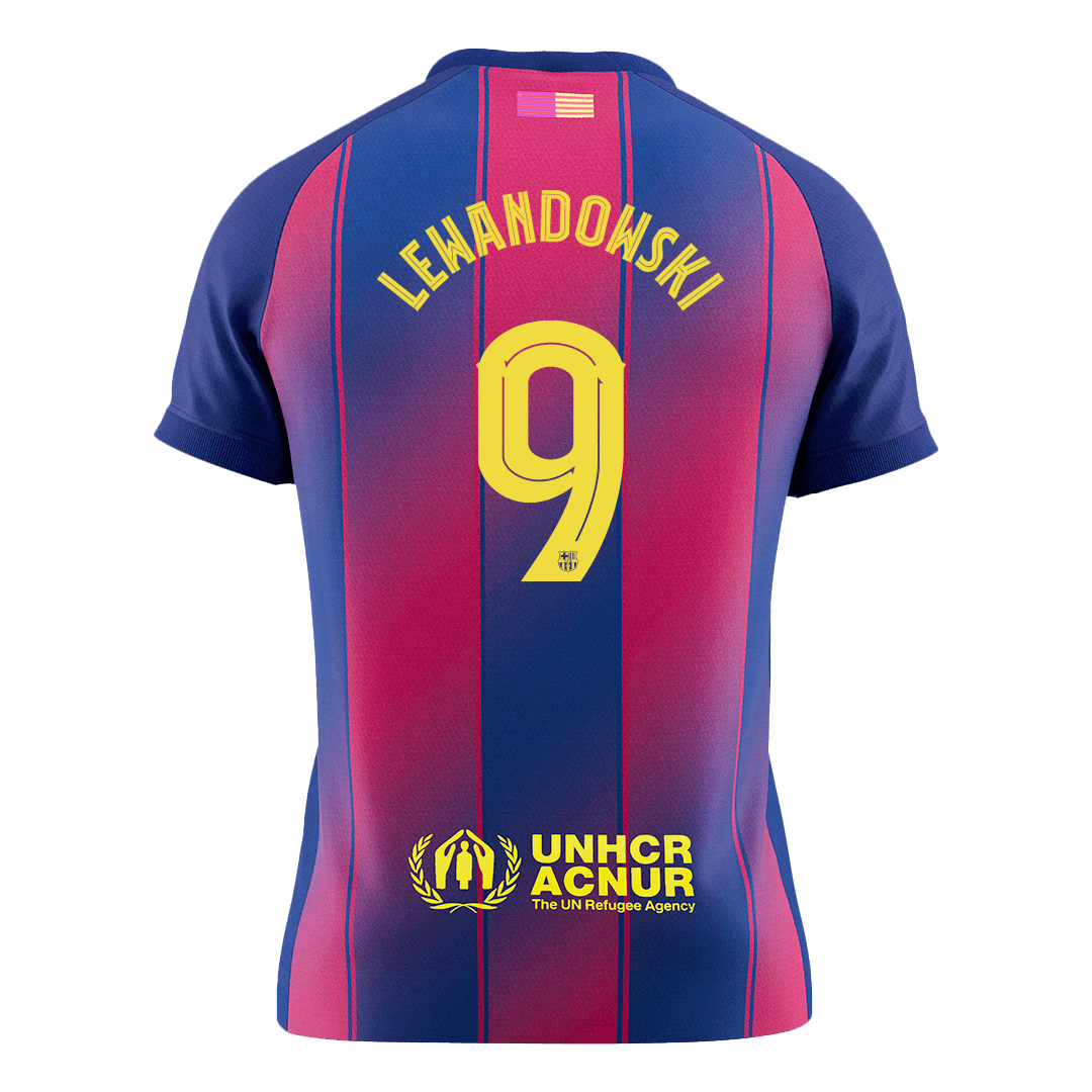 LEWANDOWSKI #9 Barcelona Soccer Jersey Home Custom Shirt 2025/26 - UCL - bestsoccerstore