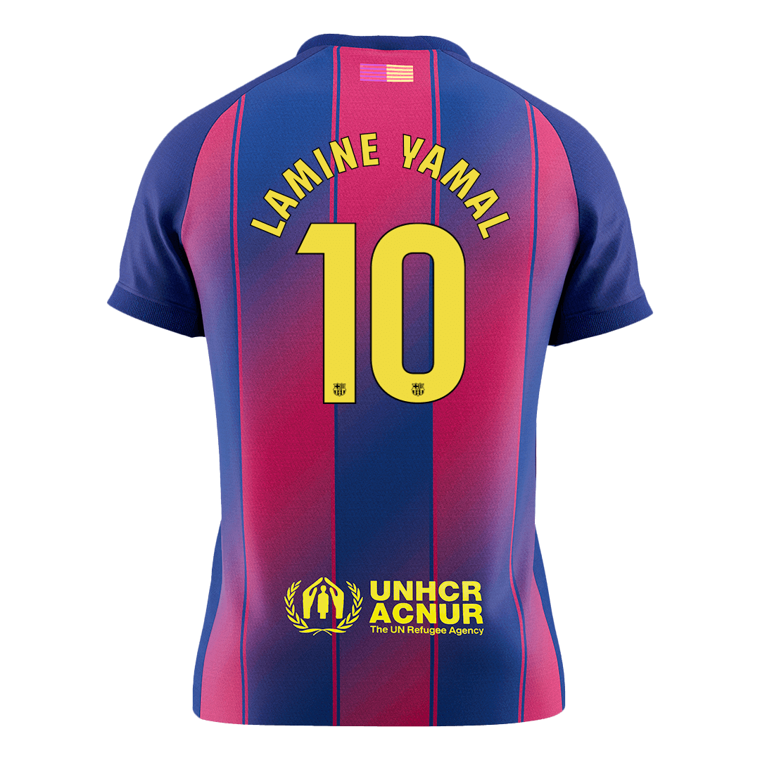 LAMINE YAMAL #10 Barcelona Soccer Jersey Home Custom Shirt 2025/26 - bestsoccerstore