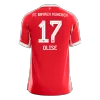 OLISE #17 Bayern Munich Soccer Jersey Home Custom Shirt 2025/26 - bestsoccerstore