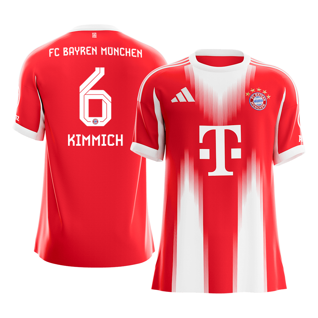 Bayern Munich KIMMICH #6 Soccer Jersey Home Custom Shirt 2025/26 - bestsoccerstore