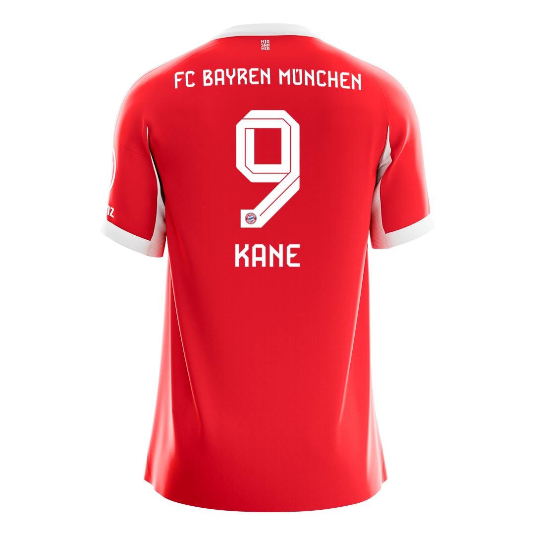 KANE #9 Bayern Munich Soccer Jersey Home Custom Shirt 2025/26