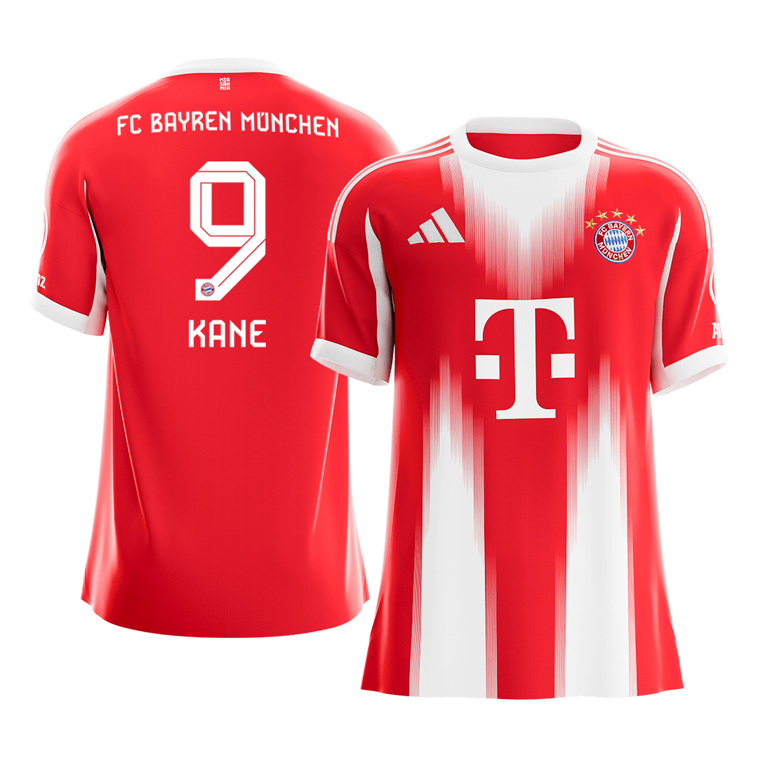 Bayern Munich KANE #9 Soccer Jersey Home Custom Shirt 2025/26 - bestsoccerstore