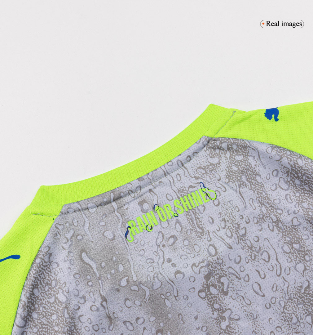 Kids Manchester City Third Away Soccer Kits 2025/26 - bestsoccerstore