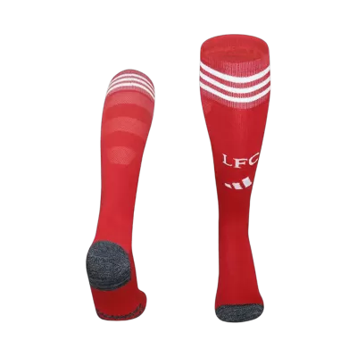 Kid's Liverpool Soccer Home Socks 2025/26 - bestsoccerstore