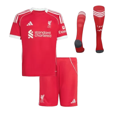 Kids Liverpool Custom Home Full Soccer Kits
2025/26 - bestsoccerstore