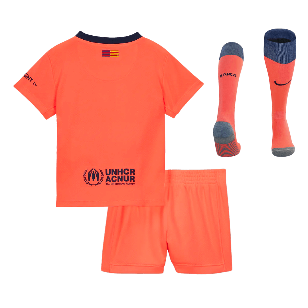 Kids Barcelona Custom Third Away Full Soccer Kits
2025/26 - bestsoccerstore