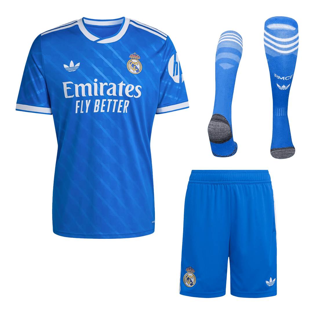 Real Madrid Third Away Custom Full Soccer Kit 2025/26 - bestsoccerstore