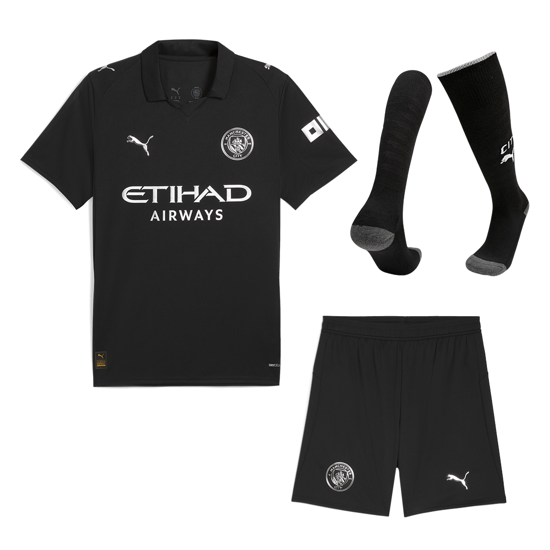 Manchester City Away 2025/26 Custom Full Soccer Kit - bestsoccerstore