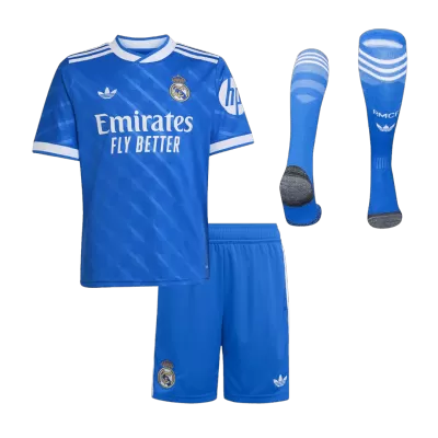 Kids Real Madrid Custom Third Away Full Soccer Kits
2025/26 - bestsoccerstore