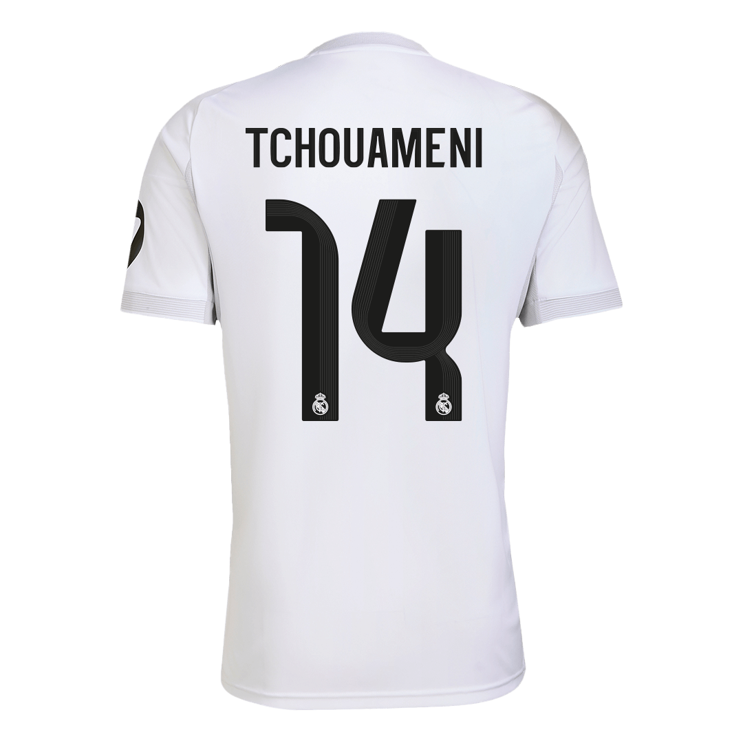 Real Madrid Jersey Custom TCHOUAMENI #14 Soccer Jersey Home 2025/26