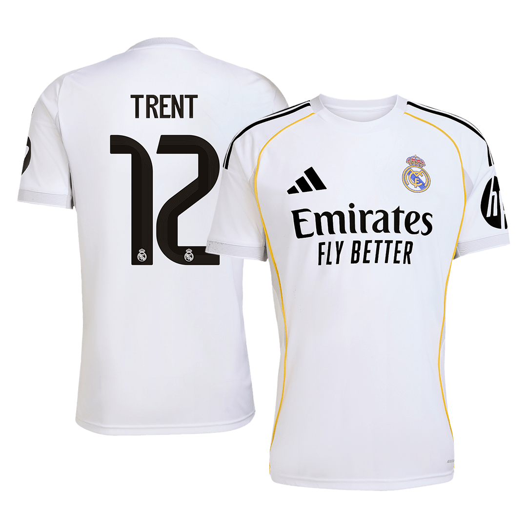 TRENT #12 Real Madrid Soccer Jersey Home Custom Shirt 2025/26 - bestsoccerstore