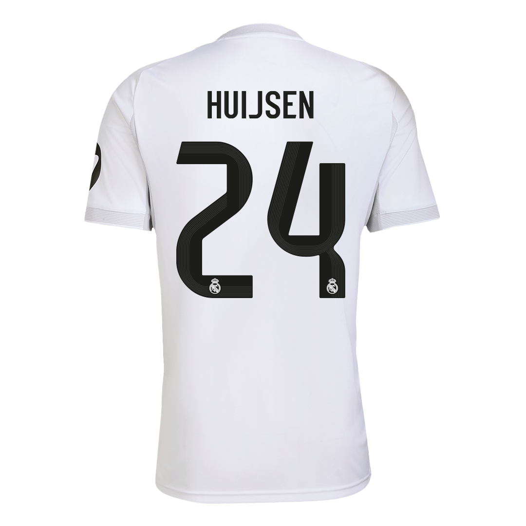HUIJSEN #24 Real Madrid Soccer Jersey Home Custom Shirt 2025/26 - bestsoccerstore