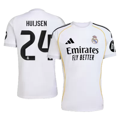 HUIJSEN #24 Real Madrid Soccer Jersey Home Custom Shirt 2025/26 - bestsoccerstore