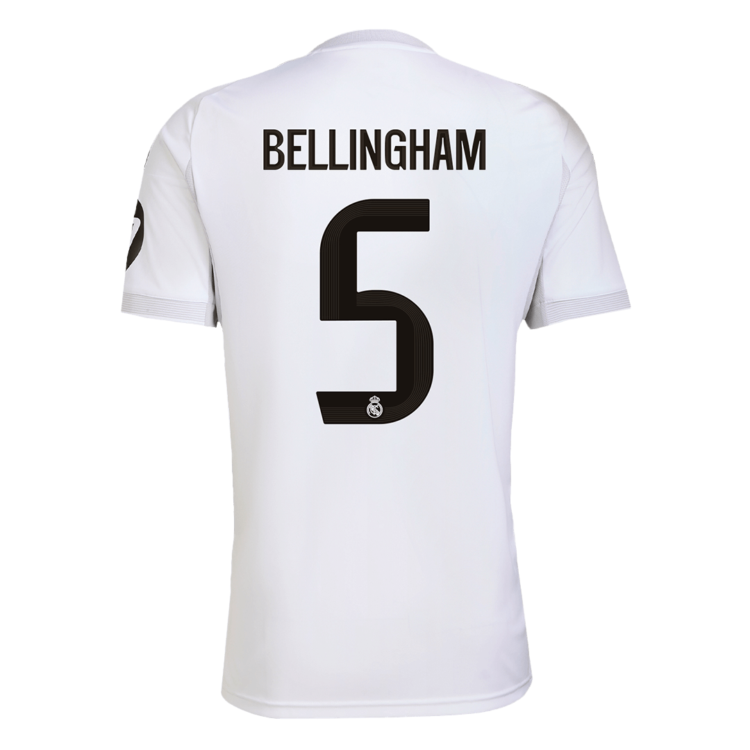 BELLINGHAM #5 Real Madrid Soccer Jersey Home Custom Shirt 2025/26